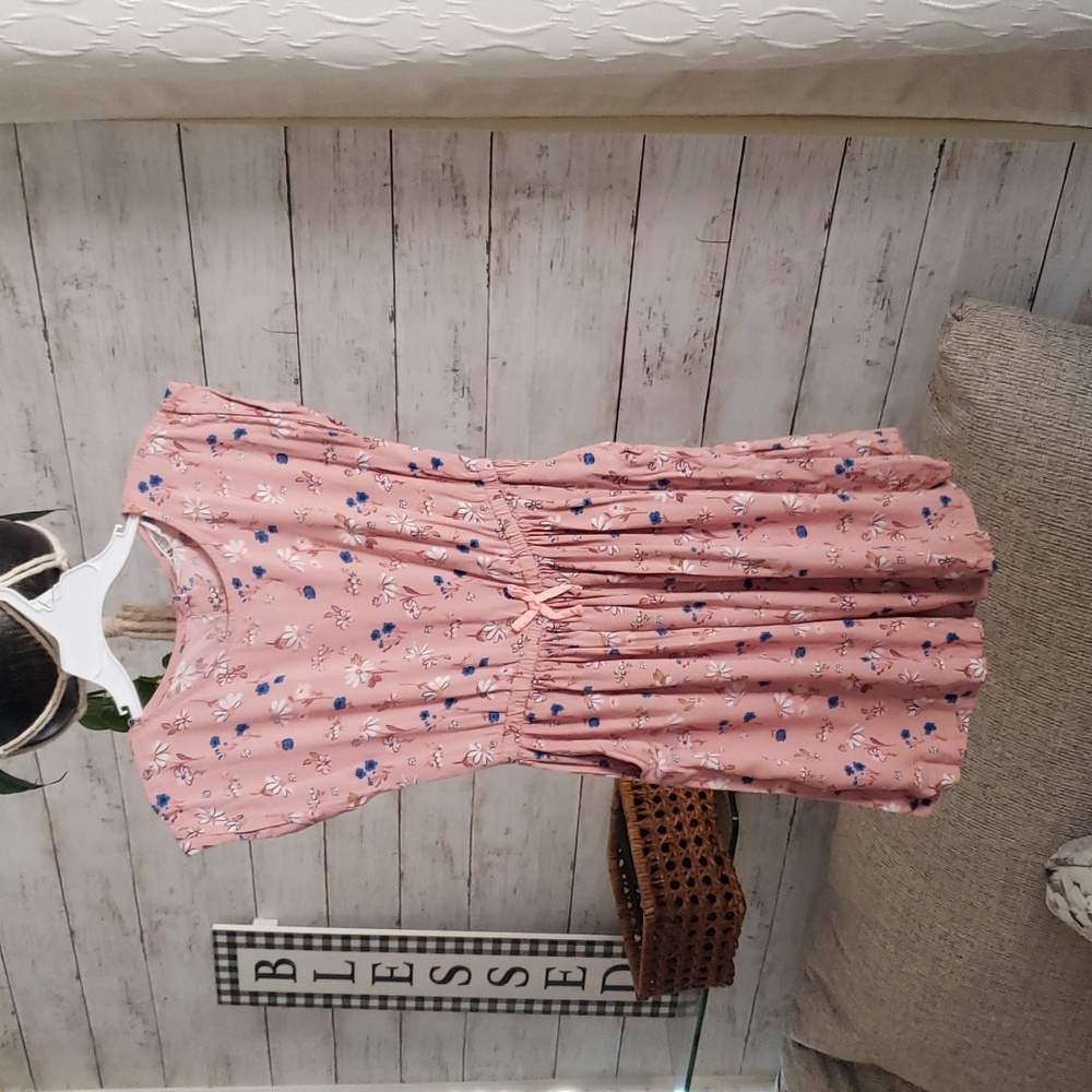 H & M Dusty pink floral dress